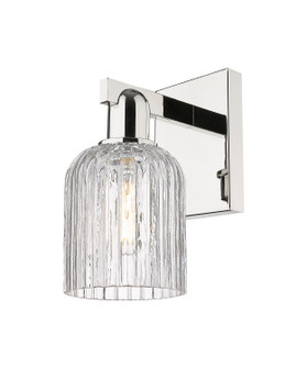 Arcadia One Light Wall Sconce in Polished Nickel (405|716-1W-PN-G559-5CL)