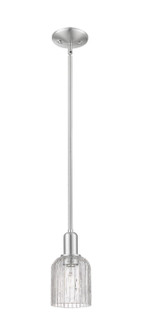 Arcadia One Light Mini Pendant in Brushed Satin Nickel (405|716-1S-SN-G559-5CL)