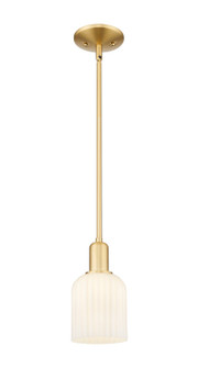 Arcadia One Light Mini Pendant in Satin Gold (405|716-1S-SG-G559-5GWH)