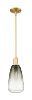 Arcadia One Light Mini Pendant in Satin Gold (405|716-1S-SG-G480-6SL)