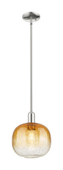 Arcadia One Light Mini Pendant in Polished Nickel (405|716-1S-PN-G481-10AM)