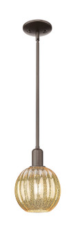 Arcadia One Light Mini Pendant in Oil Rubbed Bronze (405|716-1S-OB-G458-7ME)
