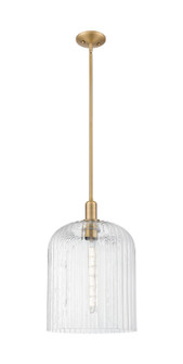 Arcadia One Light Pendant in Brushed Brass (405|716-1S-BB-G559-12CL)