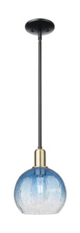 Arcadia One Light Mini Pendant in Black Antique Brass (405|716-1S-BAB-G483-8SB)