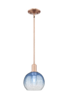 Arcadia One Light Mini Pendant in Antique Copper (405|716-1S-AC-G483-8SB)