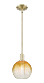 Arcadia One Light Mini Pendant in Antique Brass (405|716-1S-AB-G483-8AM)