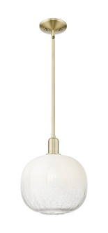 Arcadia One Light Mini Pendant in Antique Brass (405|716-1S-AB-G481-10OP)