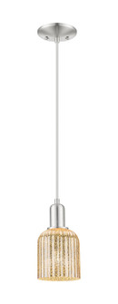 Arcadia One Light Mini Pendant in Brushed Satin Nickel (405|716-1P-SN-G559-5ME)