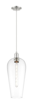 Arcadia One Light Mini Pendant in Brushed Satin Nickel (405|716-1P-SN-G456-8CL)