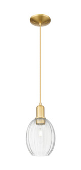 Arcadia One Light Mini Pendant in Satin Gold (405|716-1P-SG-G459-6CL)
