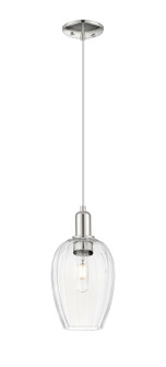 Arcadia One Light Mini Pendant in Polished Nickel (405|716-1P-PN-G457-6CL)