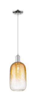 Arcadia One Light Mini Pendant in Polished Chrome (405|716-1P-PC-G482-7AM)