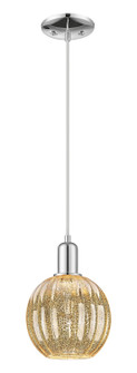 Arcadia One Light Mini Pendant in Polished Chrome (405|716-1P-PC-G458-7ME)