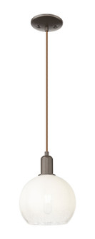 Arcadia One Light Mini Pendant in Oil Rubbed Bronze (405|716-1P-OB-G483-8OP)