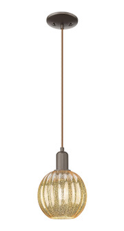 Arcadia One Light Mini Pendant in Oil Rubbed Bronze (405|716-1P-OB-G458-7ME)