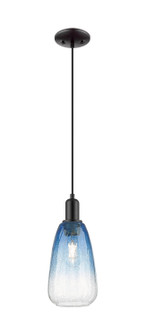 Arcadia One Light Mini Pendant in Matte Black (405|716-1P-BK-G480-6SB)