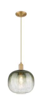 Arcadia One Light Mini Pendant in Brushed Brass (405|716-1P-BB-G481-10SL)