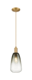 Arcadia One Light Mini Pendant in Brushed Brass (405|716-1P-BB-G480-6SL)