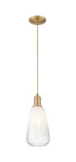 Arcadia One Light Mini Pendant in Brushed Brass (405|716-1P-BB-G480-6OP)