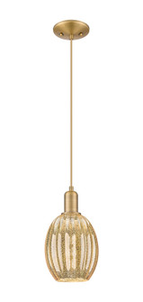 Arcadia One Light Pendant in Brushed Brass (405|716-1P-BB-G459-6ME)