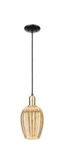Arcadia One Light Mini Pendant in Black Antique Brass (405|716-1P-BAB-G457-6ME)