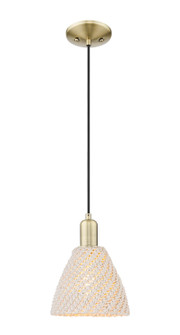Arcadia One Light Mini Pendant in Antique Brass (405|716-1P-AB-NBD-75-NAT)