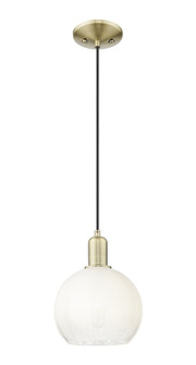 Arcadia One Light Mini Pendant in Antique Brass (405|716-1P-AB-G483-8OP)