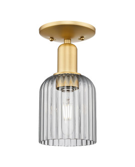 Arcadia One Light Semi-Flush Mount in Satin Gold (405|716-1C-SG-G559-5SM)