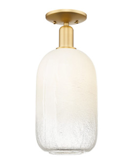 Arcadia One Light Semi-Flush Mount in Satin Gold (405|716-1C-SG-G482-7OP)