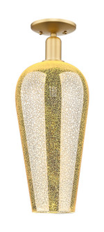 Arcadia One Light Semi-Flush Mount in Satin Gold (405|716-1C-SG-G456-8ME)