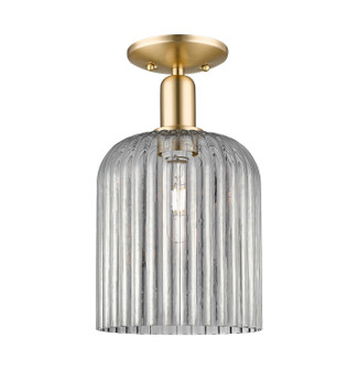 Arcadia One Light Semi-Flush Mount in Oil Rubbed Bronze (405|716-1C-OB-G559-8SM)