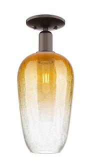 Arcadia One Light Semi-Flush Mount in Oil Rubbed Bronze (405|716-1C-OB-G484-7AM)