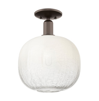 Arcadia One Light Semi-Flush Mount in Oil Rubbed Bronze (405|716-1C-OB-G481-10OP)