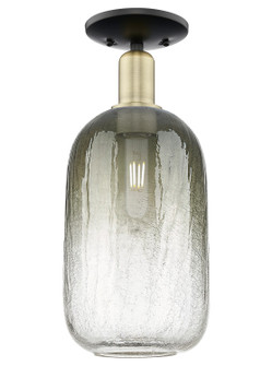 Arcadia One Light Semi-Flush Mount in Black Antique Brass (405|716-1C-BAB-G482-7SL)