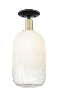 Arcadia One Light Semi-Flush Mount in Black Antique Brass (405|716-1C-BAB-G482-7OP)