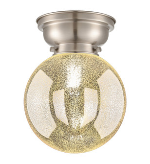 Franklin Restoration One Light Flush Mount in Brushed Satin Nickel (405|623-1F-SN-G208-8)