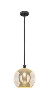 Edison One Light Mini Pendant in Matte Black (405|616-1S-BK-G128-12)