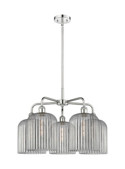 Ballston Five Light Chandelier in Polished Chrome (405|516-5CR-PC-G559-8SM)