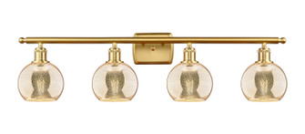 Ballston Four Light Bath Vanity in Satin Gold (405|516-4W-SG-G128-6)