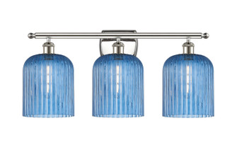 Ballston Three Light Bath Vanity in Polished Nickel (405|516-3W-PN-G559-8BL)