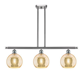 Ballston Three Light Island Pendant in Brushed Satin Nickel (405|516-3I-SN-G128-8)