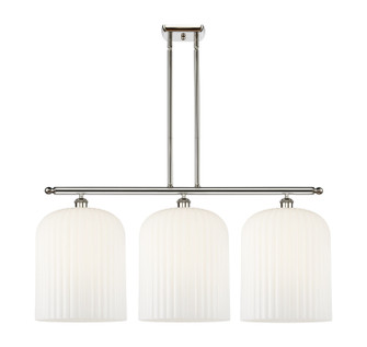 Ballston Three Light Island Pendant in Polished Nickel (405|516-3I-PN-G559-12GWH)