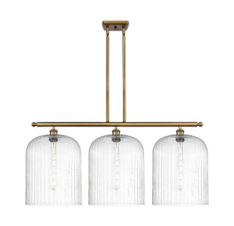 Ballston Three Light Island Pendant in Brushed Brass (405|516-3I-BB-G559-12SDY)