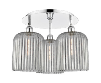Ballston Three Light Semi-Flush Mount in Polished Chrome (405|516-3C-PC-G559-8SM)
