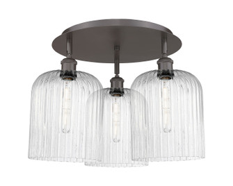 Ballston Three Light Semi-Flush Mount in Oil Rubbed Bronze (405|516-3C-OB-G559-8SDY)