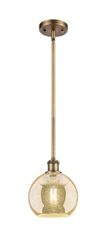 Ballston One Light Mini Pendant in Brushed Brass (405|516-1S-BB-G128-8)