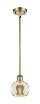 Ballston One Light Mini Pendant in Antique Brass (405|516-1S-AB-G128-6)