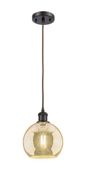 Ballston One Light Mini Pendant in Oil Rubbed Bronze (405|516-1P-OB-G128-8)