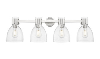 Downtown Urban Four Light Bath Vanity in Satin Nickel (405|464-4W-SN-G464D-7SDY)