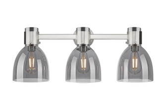 Downtown Urban Three Light Bath Vanity in Polished Nickel (405|464-3W-PN-G464D-7SM)